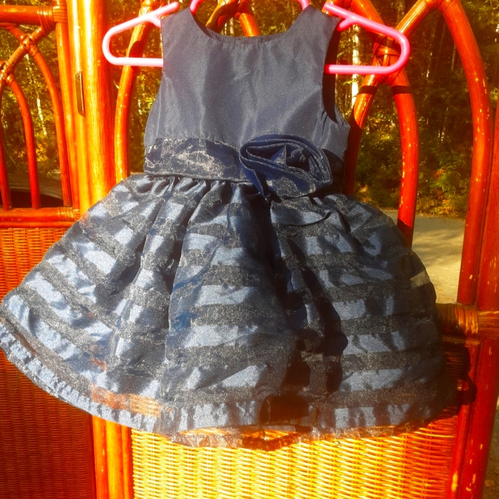 🍀3/15 Carter's Navy Blue Baby Sundress